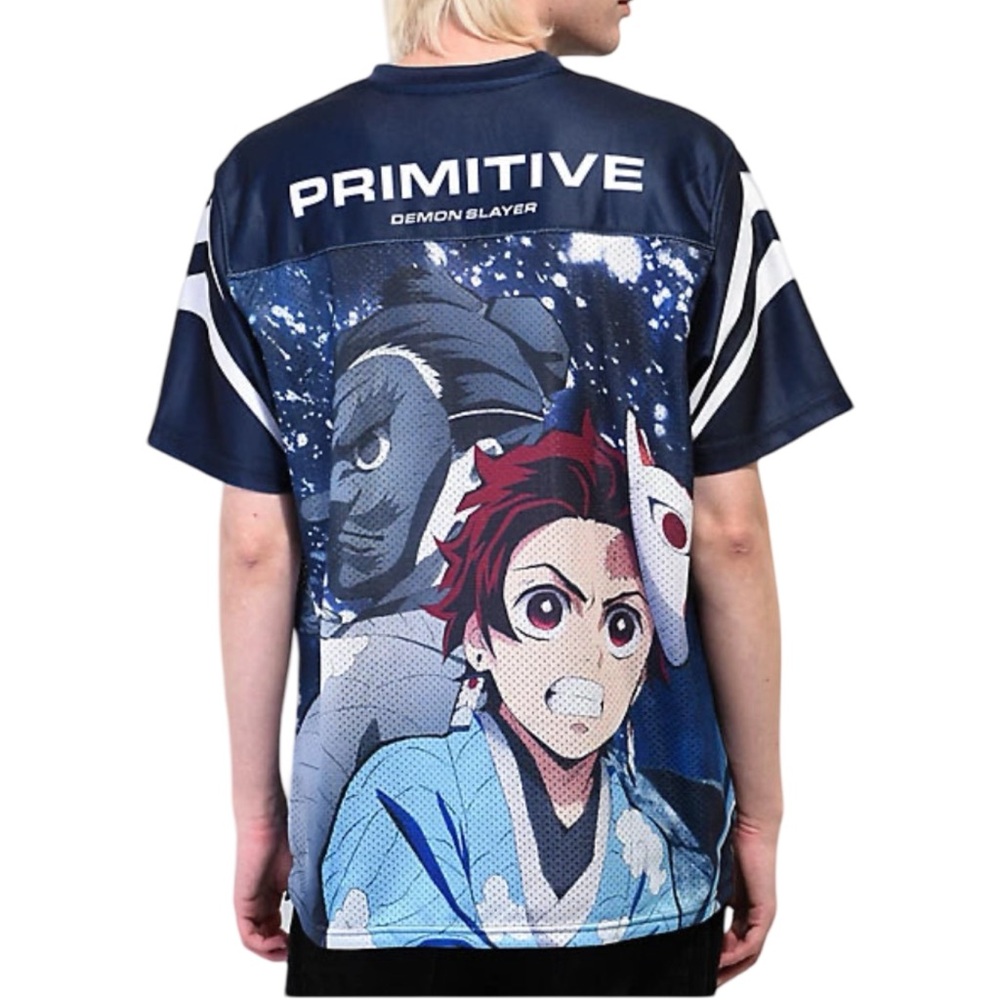 NWT Primitive x Demon Slayer Tanjiro Mesh Jersey - Picture 2 of 7